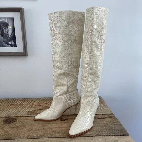 Free People x Vicenza Friday Fever Heel Boots Size EU37 / US 8 - Picture 11 of 15